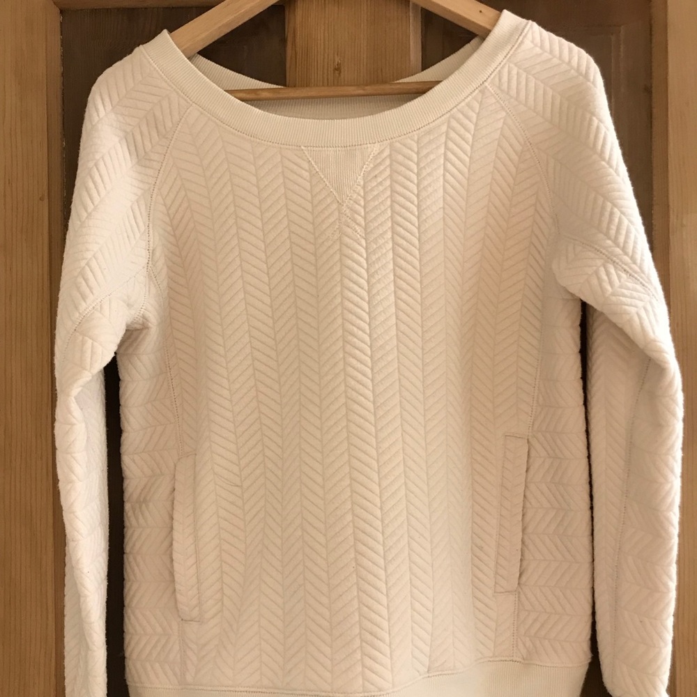 White Prana Sweater